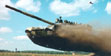Основной танк Т-80УК прыжок.